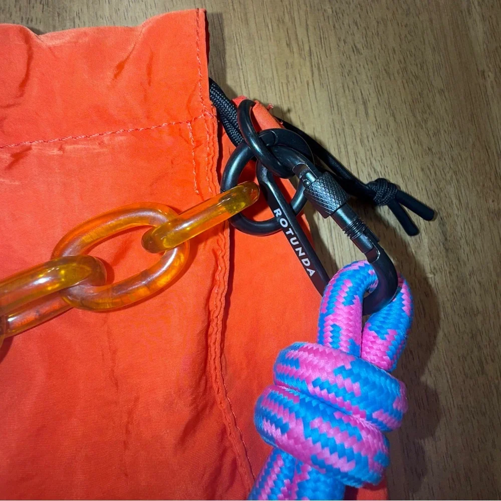 Rotunda Sant Hobo Bag- Orange - Picture 13 of 15